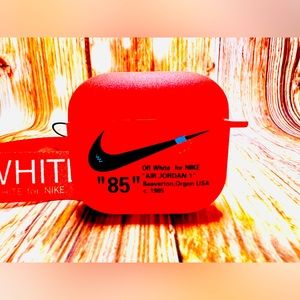 Nike OFF WHITE design Protective case for AirPods Pro 3 (2021) Red